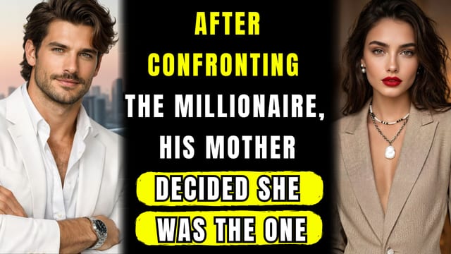 After Confronting the Millionaire, His Mother Decided She Was the One
